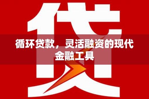 伍家岗循环贷款，灵活融资的现代金融工具